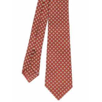 KITON | Men's Patterned Brown Tie