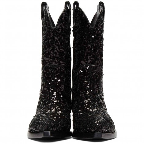 sequin cowboy boots