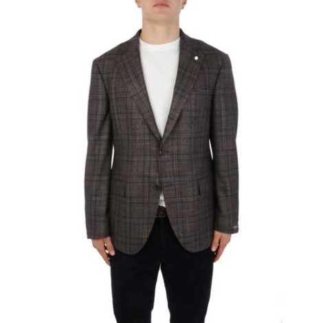LUBIAM | Men's Virgin Wool Checked Blazer