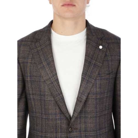 LUBIAM | Men's Virgin Wool Checked Blazer