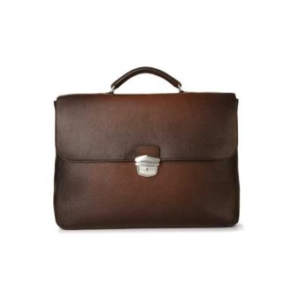ORCIANI | Men's Micro Deep Leather Work Bag