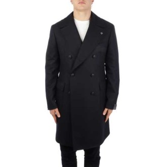 TAGLIATORE | Men's Double-Breasted Wool and Cashmere Coat