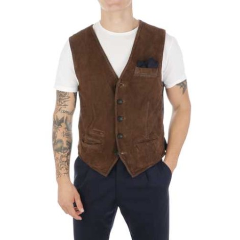 THE JACK LEATHERS | Men's Lorry 3.0 Suede Waistcoat