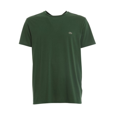 LACOSTE T-SHIRT IN JERSEY VERDE TH6709132