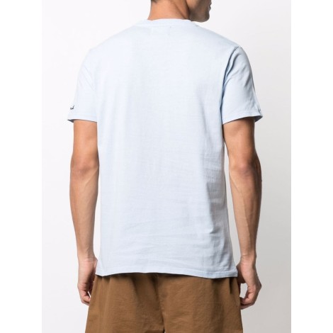 MC2 T-shirt in cotone blu con stampa 