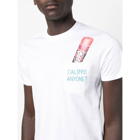 MC2 T-shirt bianca in cotone con stampa grafica 
