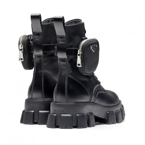 Ankle pouch combat boots Clearance