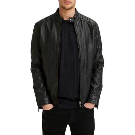SLHICONIC CLASSIC LEATHER JKT BLACK