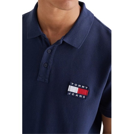 TJM TOMMY BADGE LIGH, C87 TWILIGHT NAVY