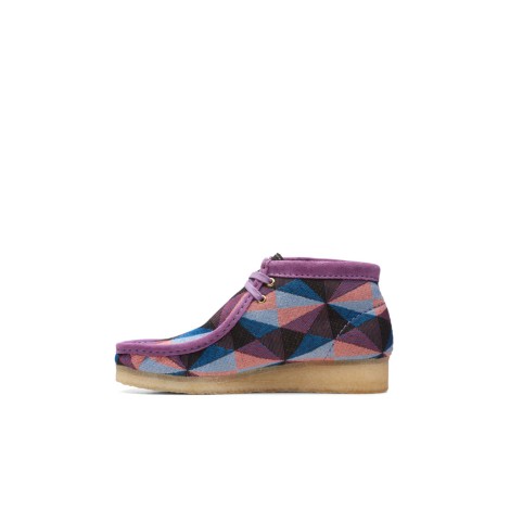 Clarks Stringate Stringate Donna Purple