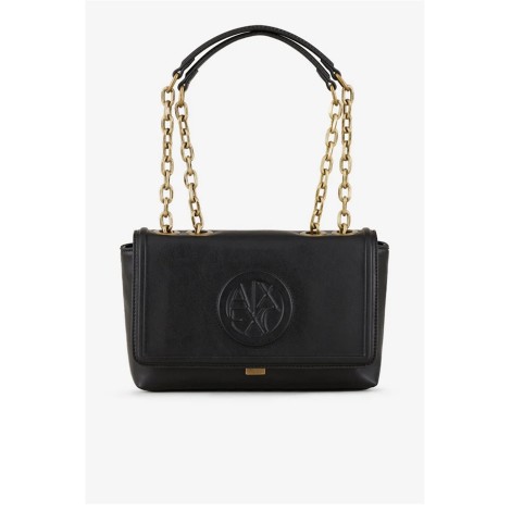 Armani Exchange Borse A Spalla A Secchiello Unisex Nero