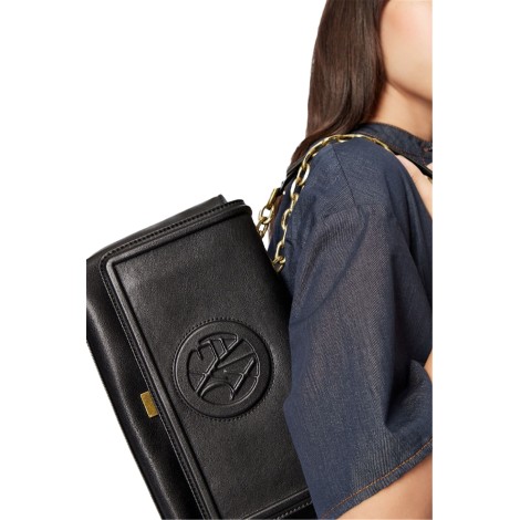 Armani Exchange Borse A Spalla A Secchiello Unisex Nero