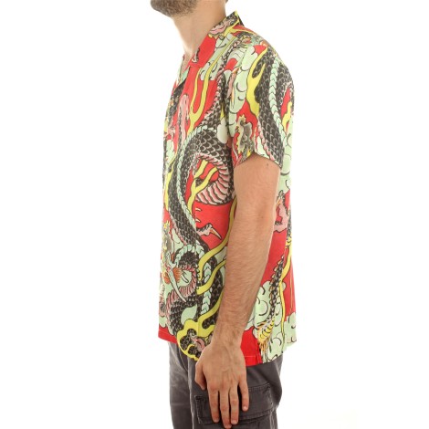 Doomsday Camicie Generiche Uomo Red Aop