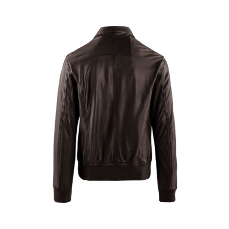 GIACCA PELLE LAMB GAVI WASHED BROWN