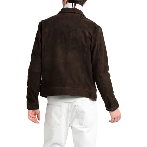 SLHOBAN SUEDE TRUCKER JACKET W DELICIOSO