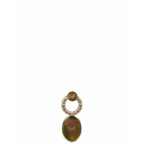 D'Estree green Mini Sonia Ovales earring M