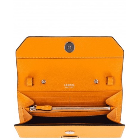 Lancel orange Ninon de Lancel wallet