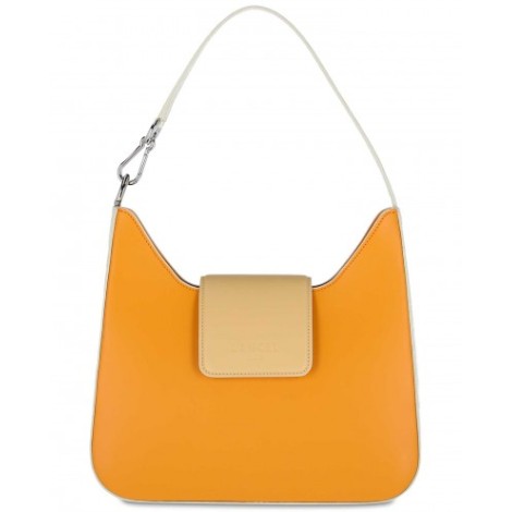 Lancel orange Sixtine de Lancel hobo bag