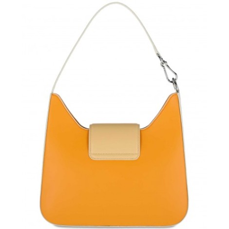 Lancel orange Sixtine de Lancel hobo bag