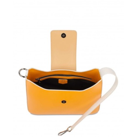 Lancel orange Sixtine de Lancel hobo bag
