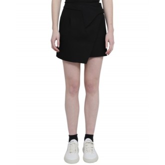 Wardrobe.NYC black wrap skirt