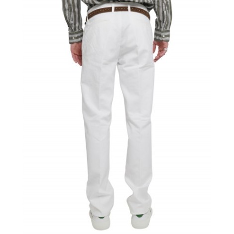 Massimo Alba white Winch trousers