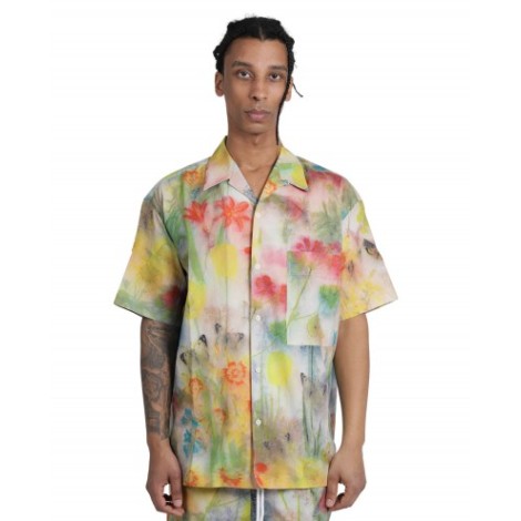 Destin tie dye floral Malibu shirt