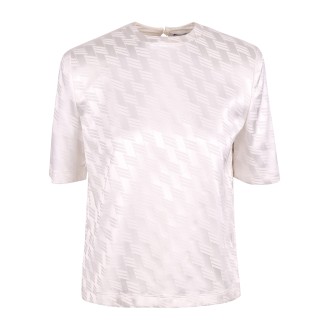 The Attico Jacquard Design T-Shirt S