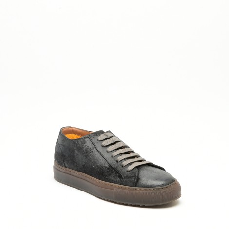 Sneakers in camoscio grigio
