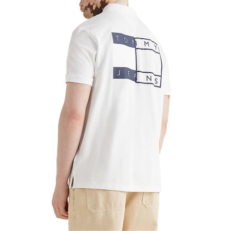Tommy Jeans Polo Maniche Corte Uomo White