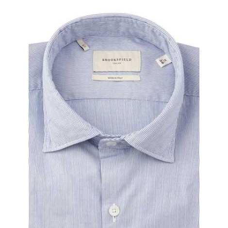 BROOKSFIELD | Men's Microstriped Cotton Slim Fit Shirt