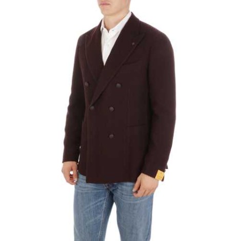 TAGLIATORE | Men's Double-Breasted Ribbed Wool Blazer