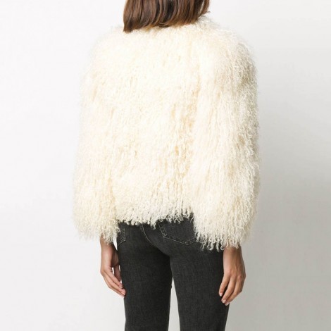 goat fur jacket