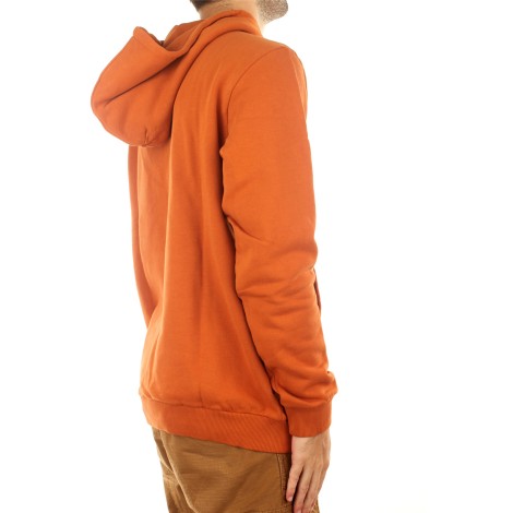 FJALLRAVEN LOGO HOODIE M TERRACOTTA BROWN