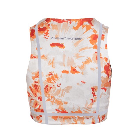 OFF-WHITE Reggiseno Sportivo Bianco Con Stampa 