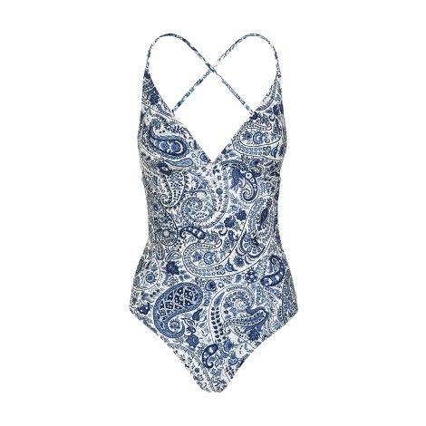 ETRO Costume Intero Paisley Blu Donna<BR/>