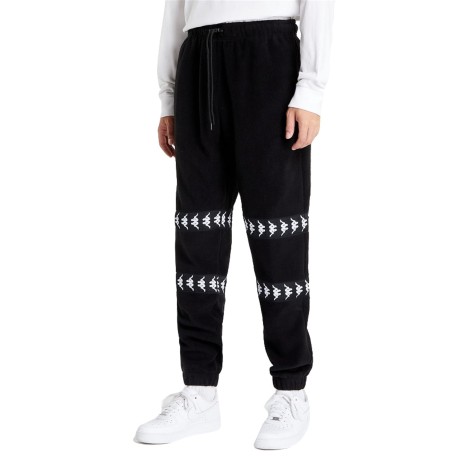 Kappa Pantaloni Tuta Uomo Black - White