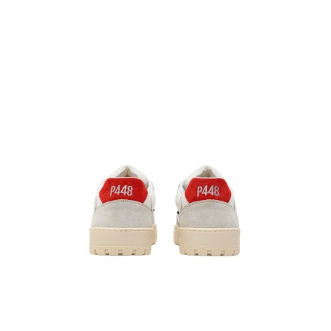 P448 Sneakers Basse Uomo Whi/red