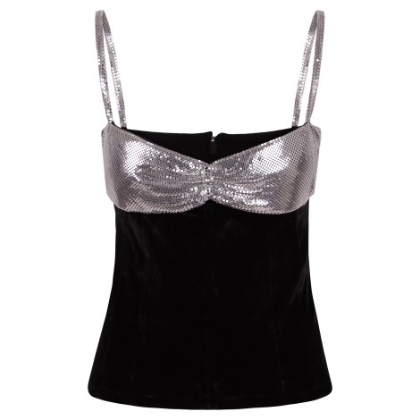 Paco Rabanne Aluminium Details Flared Tank Top 38