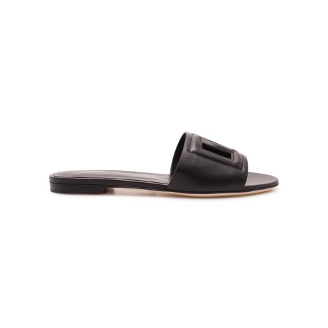 Dolce & Gabbana 'DG Millenials' Logo Flat Sandals 39