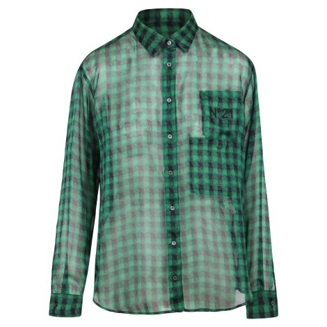 N.21 Semi-Trasparent Silk Shirt 42