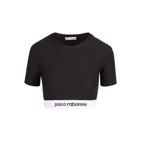 Paco Rabanne Cropped Top with Logo L