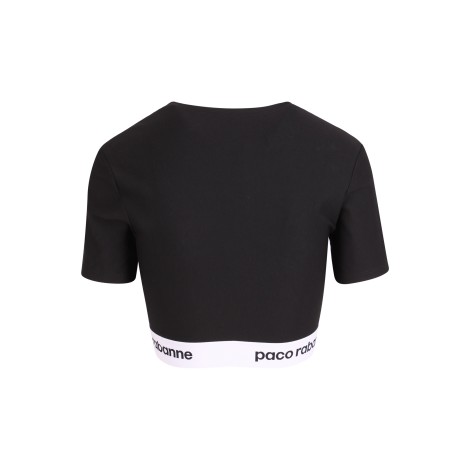 Paco Rabanne Cropped Top with Logo L