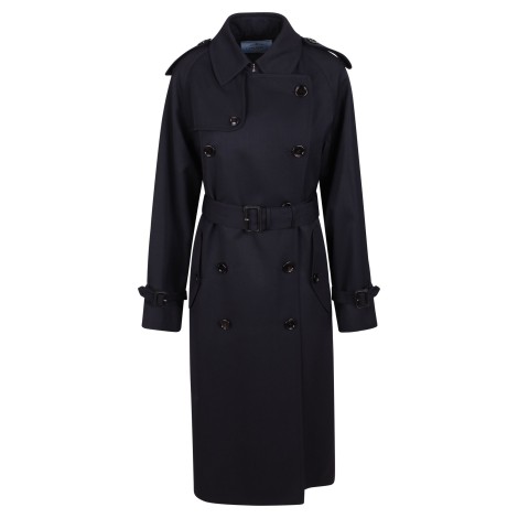 Prada Double-Breasted Trench Coat 42