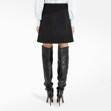 short black wrap skirt