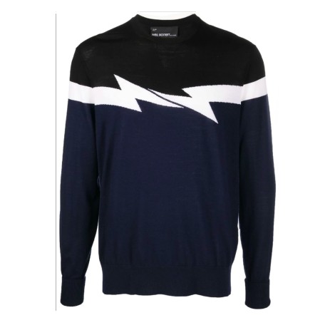 NEIL BARRETT Maglia Thunderbolt