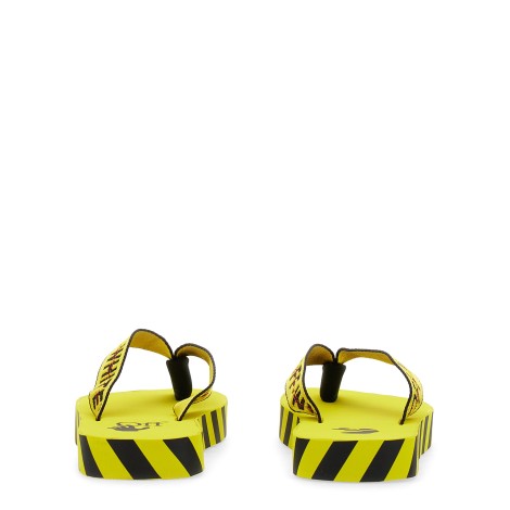 off-white industrial band thong sandal