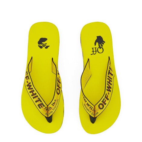 off-white industrial band thong sandal