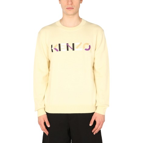 kenzo sweater with multicolor logo