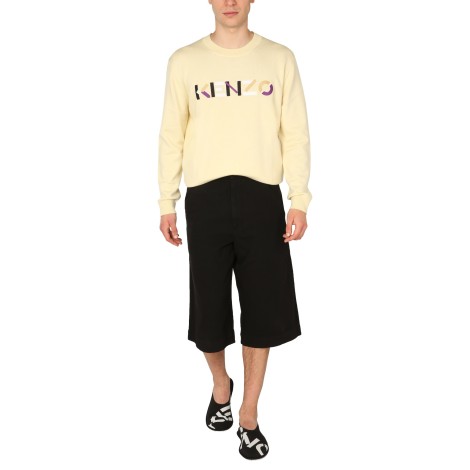 kenzo sweater with multicolor logo